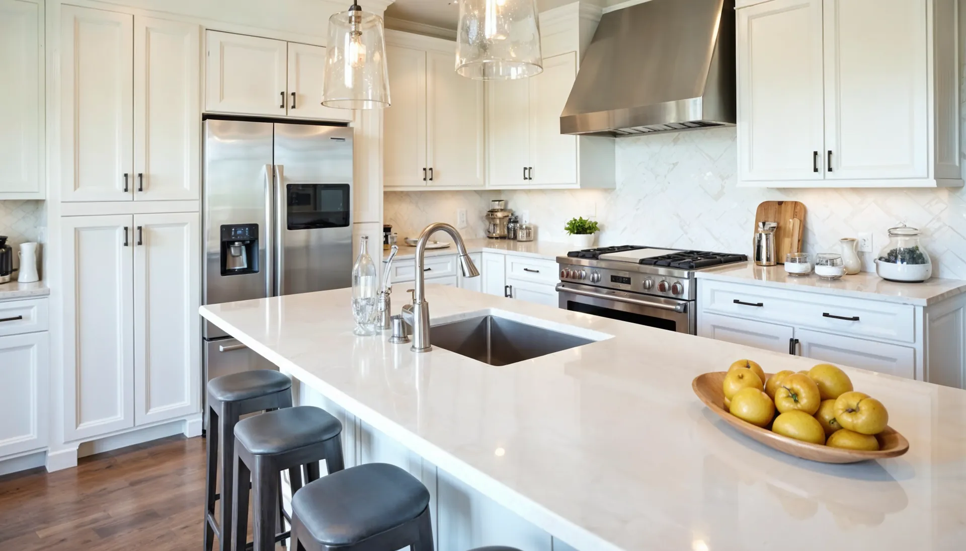 Cambria Newport quartz countertops