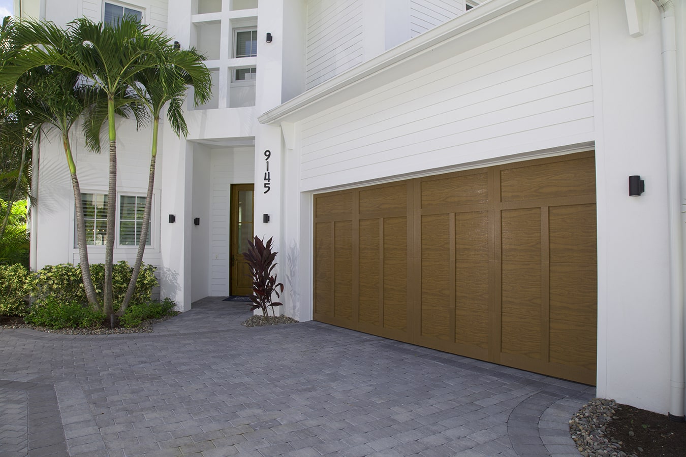 Traditional garage door