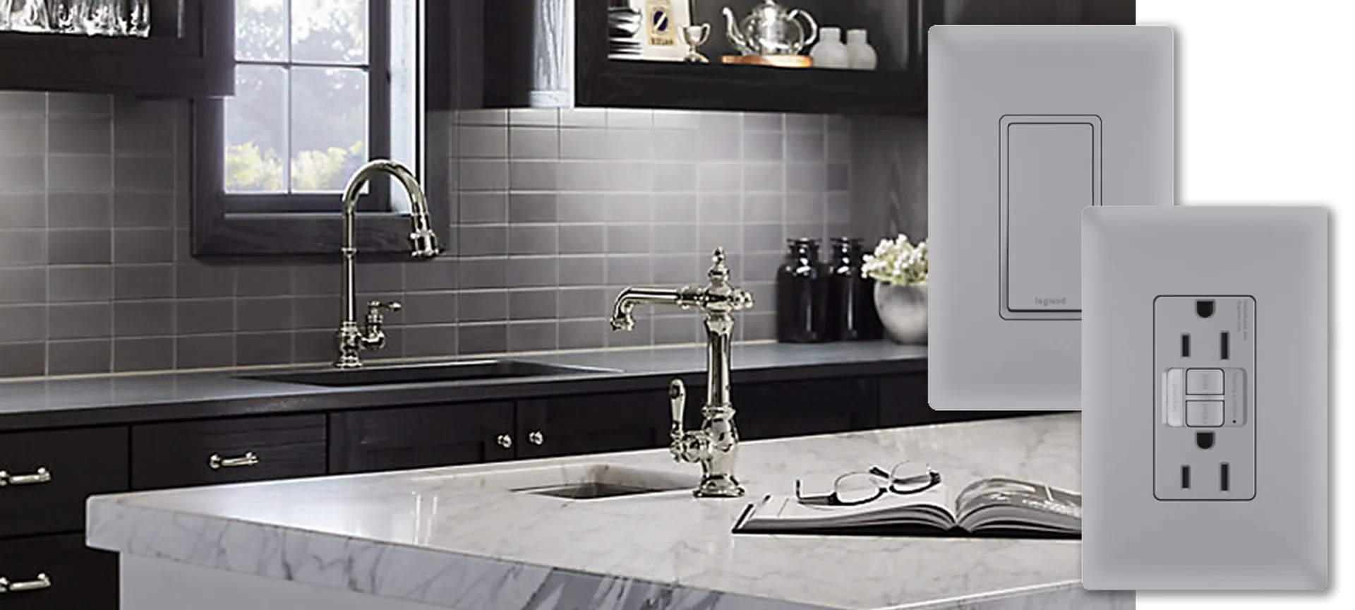 Nickel-finish devices and wall plates