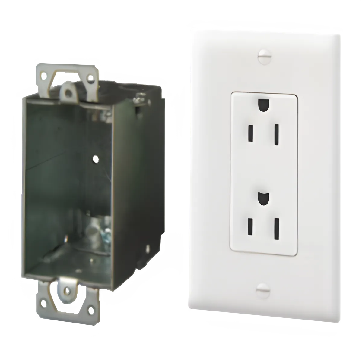 Electrical outlet and box
